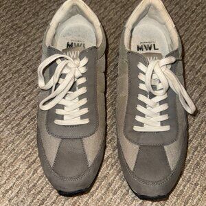 Madewell League Sneakers in Washed Nubuck and Mesh
